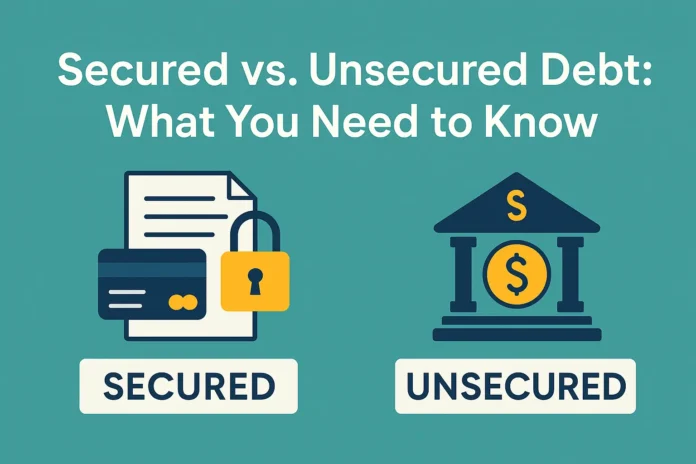 ChatGPT Image Jul 22, 2025, 06_32_56 PM Secured vs. Unsecured Debt: What You Need to Know